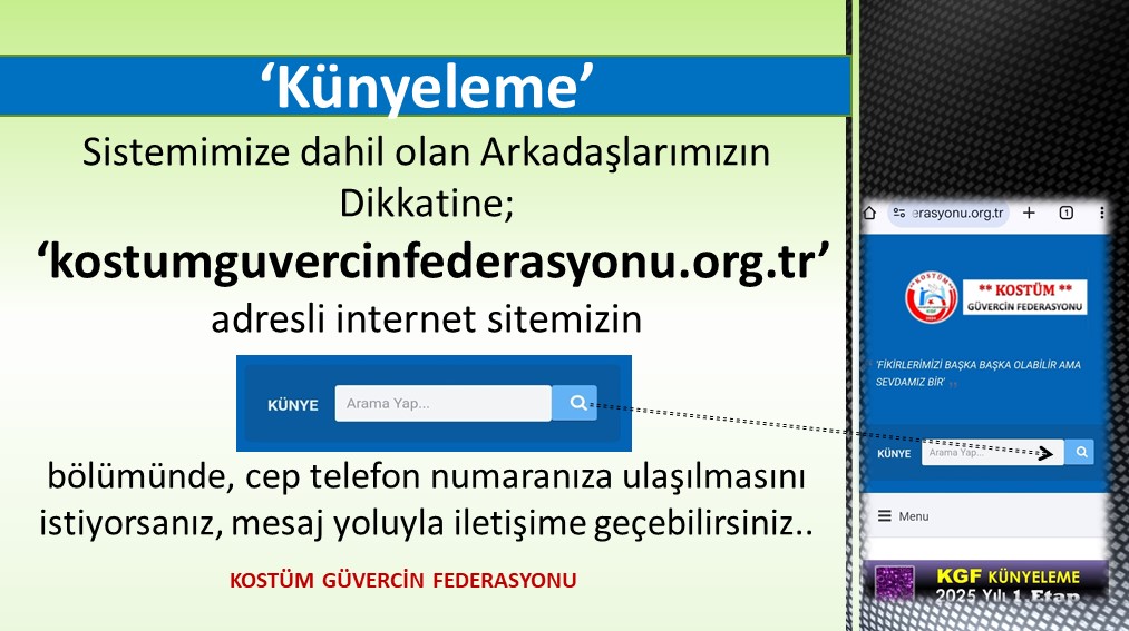 KÜNYE SORGULAMA